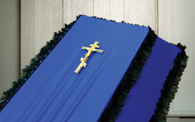 Крест на гроб пластмассовый «Малый»